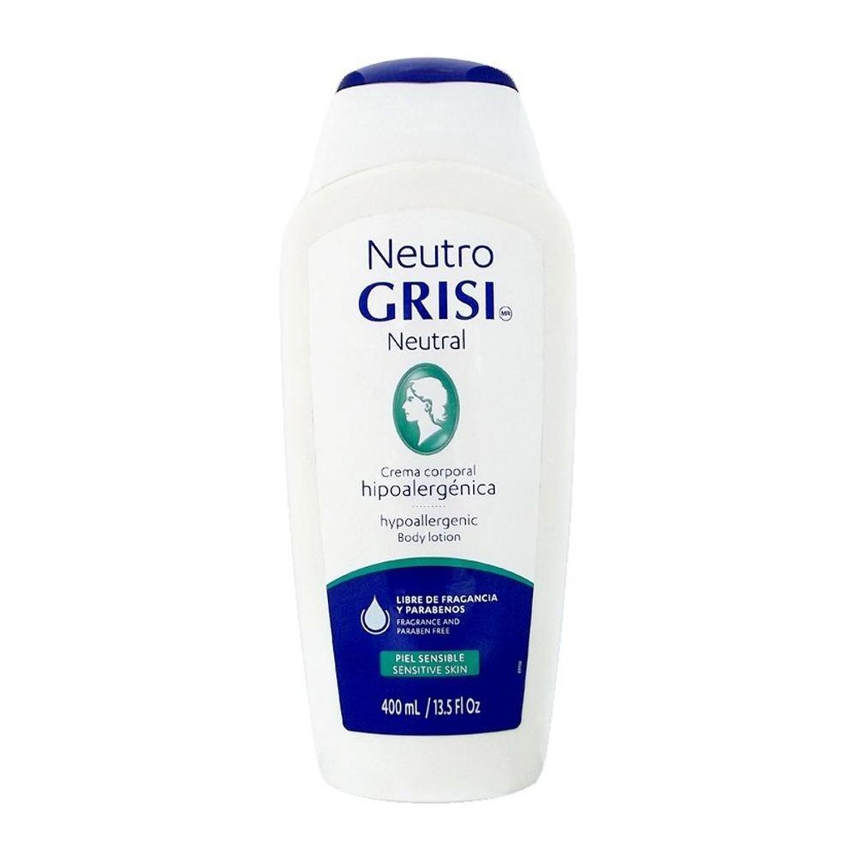 GENERICO - Crema Corporal Hipoalergénica Neutro 400ml - Grisi