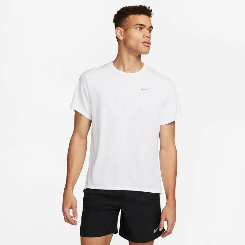 NIKE - CAMISETA NIKE MILER DV9315-100 BLANCO