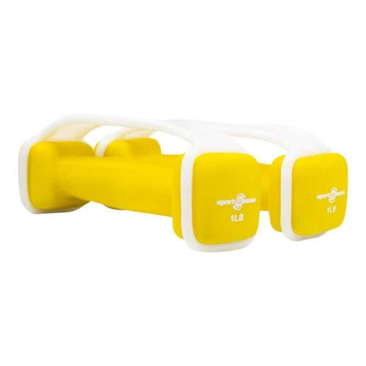 SPORT FITNESS - Par Mancuerna Neopreno Con Agarre 1 Lb Amarilla Sportfitness
