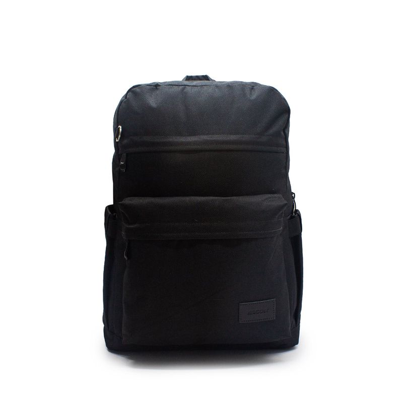 MACOLY - Morral mediano macoly 301 lona negro textil