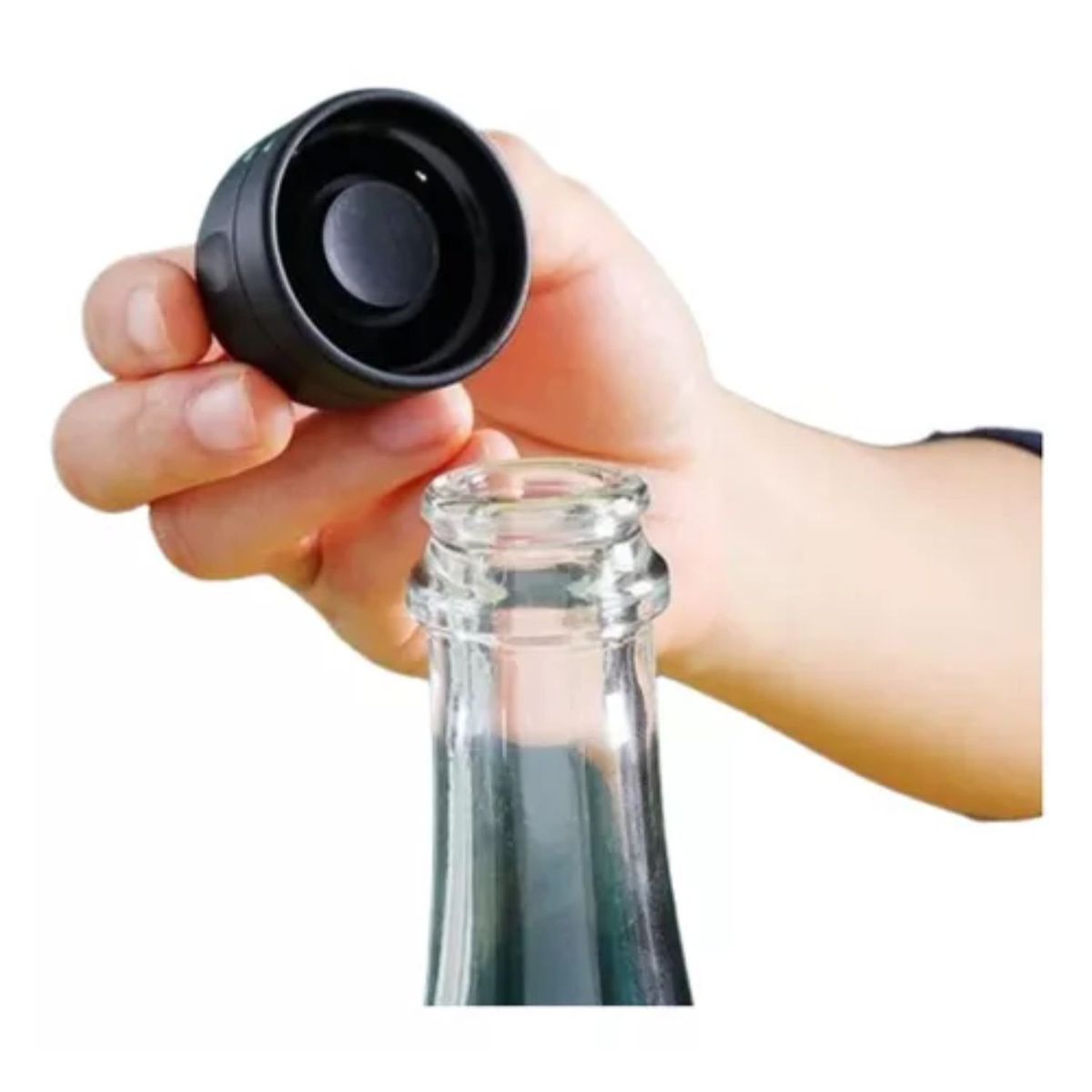 TELEPRODUCTOSBOGOTA - Tapon Bomba Para Vino Sellador Tapa Con Seguro