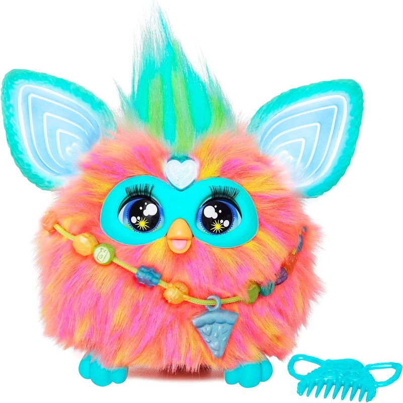 HASBRO - Juguete Peluche Interactivo Furby Coral Se Mi Mejor Amigo