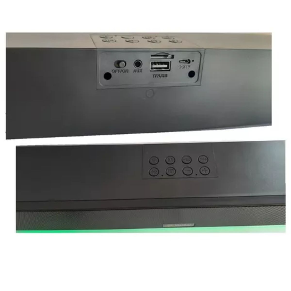 GENERICO - Barra De Sonido Reloj Despertador Radio Irocker