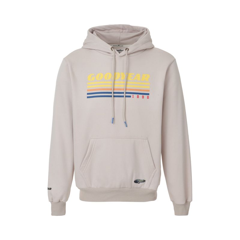 GOODYEAR - HOODIE BEIGE GOODYEAR OREGON-A