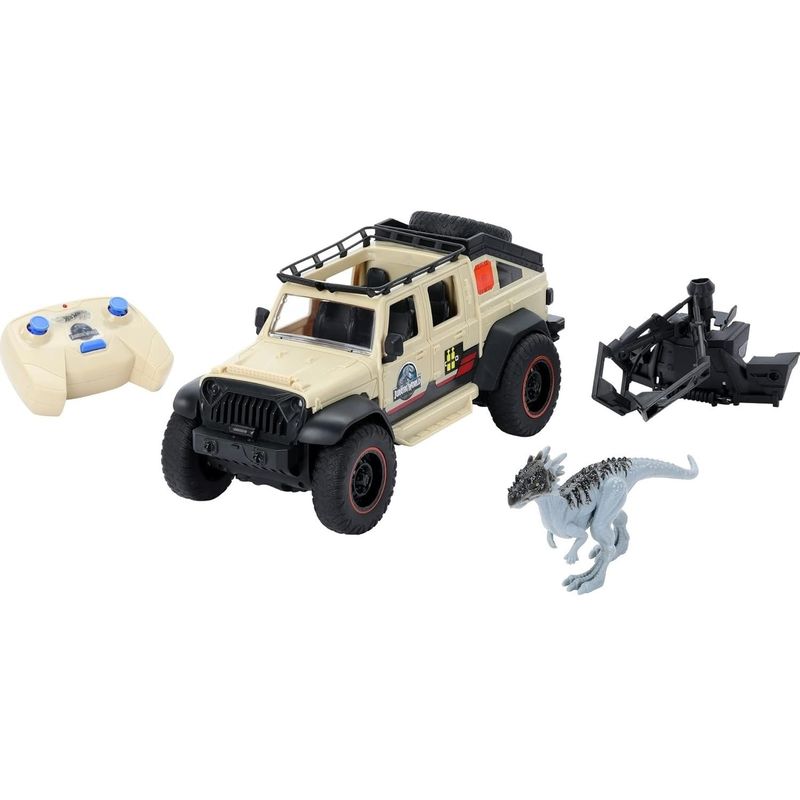 JURASSIC WORLD - Vehiculo A Control Remoto Jeep Hot Wheels Matchbox Jurassic