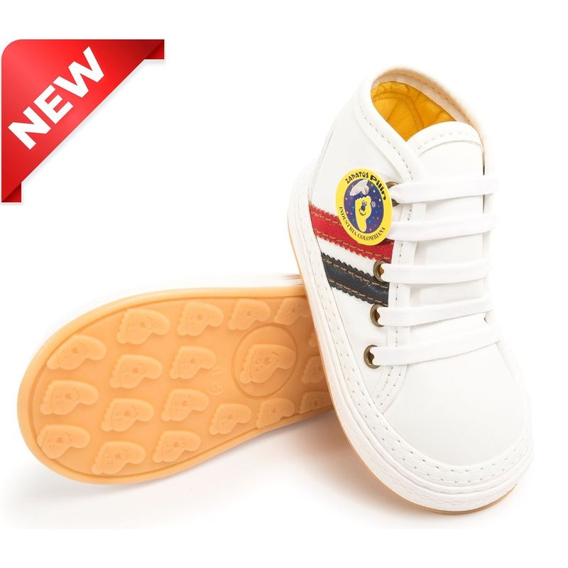 ZAPATOS PILIN - Berlín Blanco Botas + Tenis Caminante Niños + Zapatos Pilin