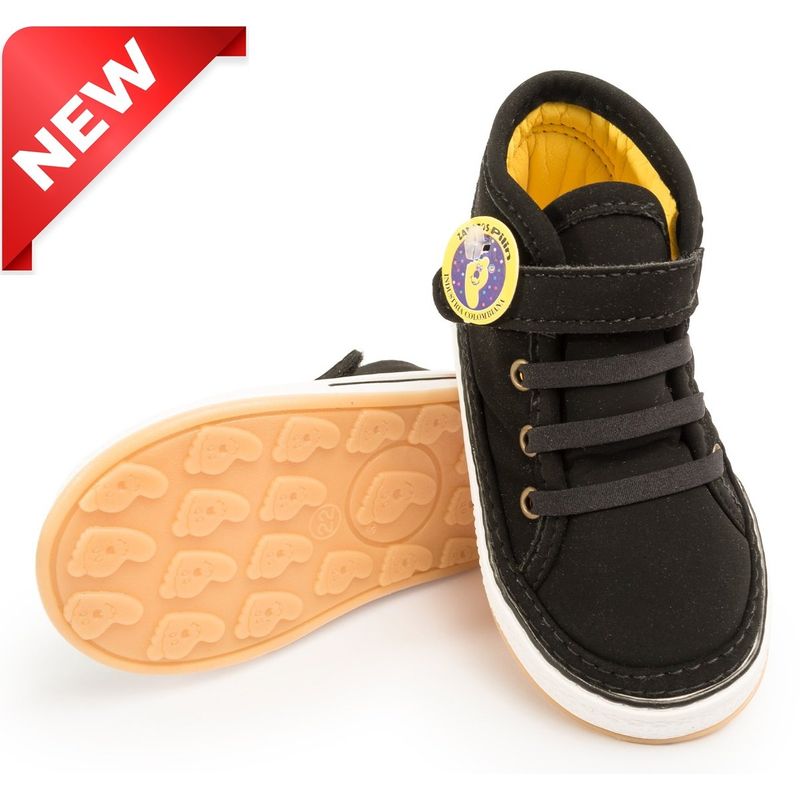 ZAPATOS PILIN - Onix Negro + Tenis Caminante Niños + Zapatos Pilin
