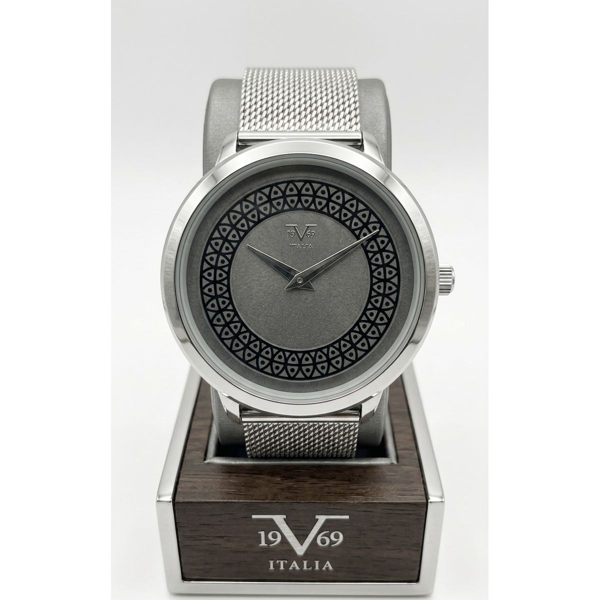 19V69 ITALIA - Reloj V1969 Italia, Para mujer, Plateado - Tablero Negro