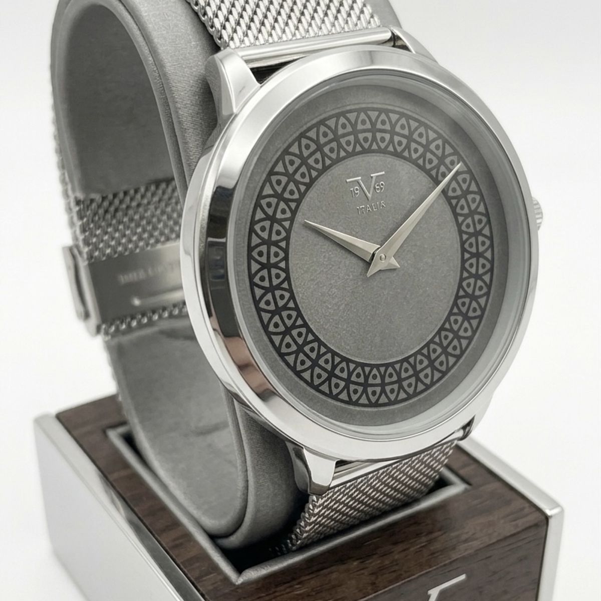 19V69 ITALIA - Reloj V1969 Italia, Para mujer, Plateado - Tablero Negro