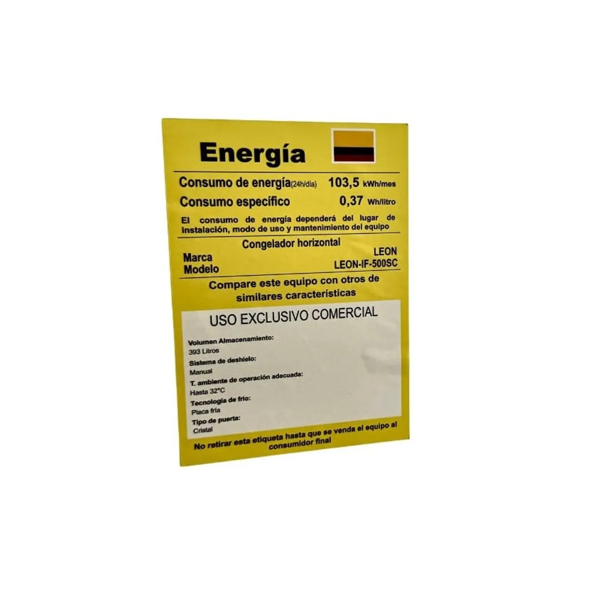 GENERICO - CONGELADOR HORIZONTAL DUAL 500 LTS