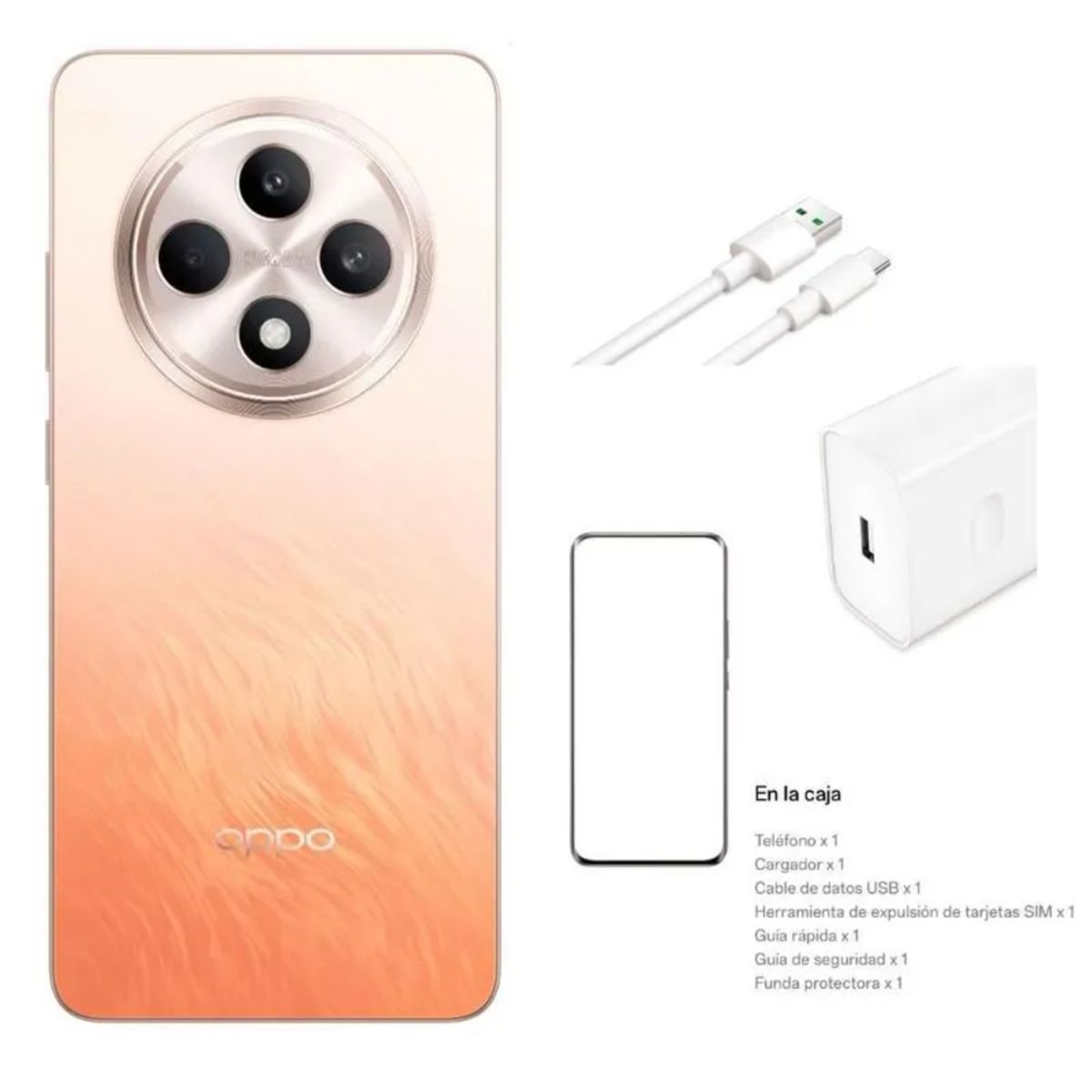 OPPO - CELULAR OPPO RENO 12F 5G 256GB 12GB AMBER ORANGE + SPEAKER