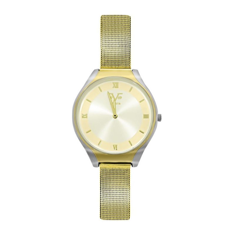 19V69 ITALIA - Reloj Mujer Dorado + 5 Complementos de Lujo Incluidos