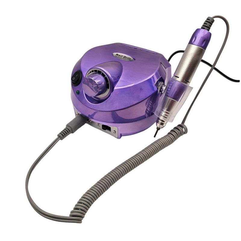GENERAL - Drill Pulidor Uñas Tornasol DM-202 45.000 RPM Pedal Morado