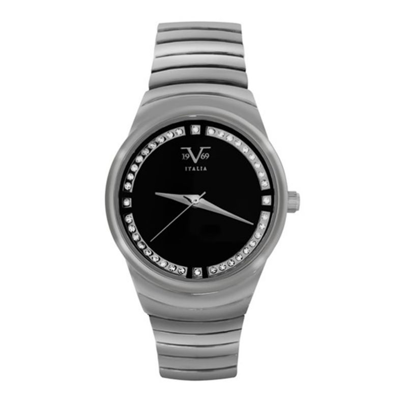 19V69 ITALIA - Reloj Mujer Plateado + 5 Complementos de Lujo Incluidos