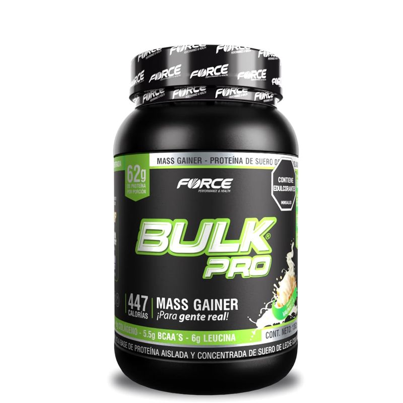 FORCE PERFORMANCE & HEALTH - Proteína Hipercalórica Bulk Pro Force 3 LB