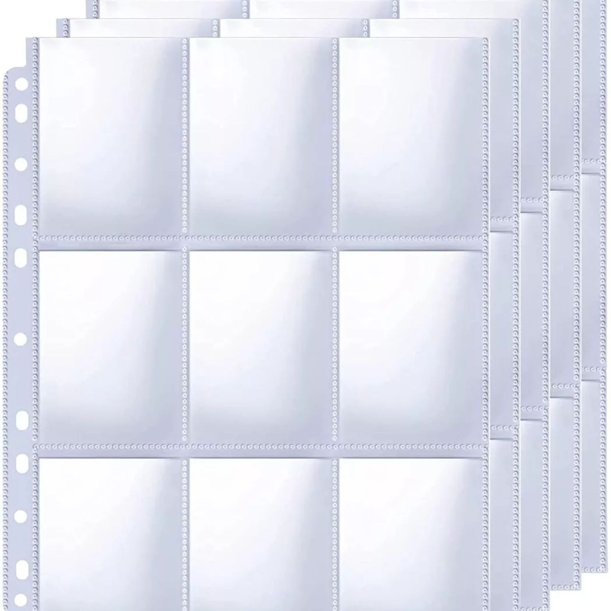 GENERICO - Hoja 9 Bolsillos Tarjetas Y Cartas Yugioh Pokemón Magic X10