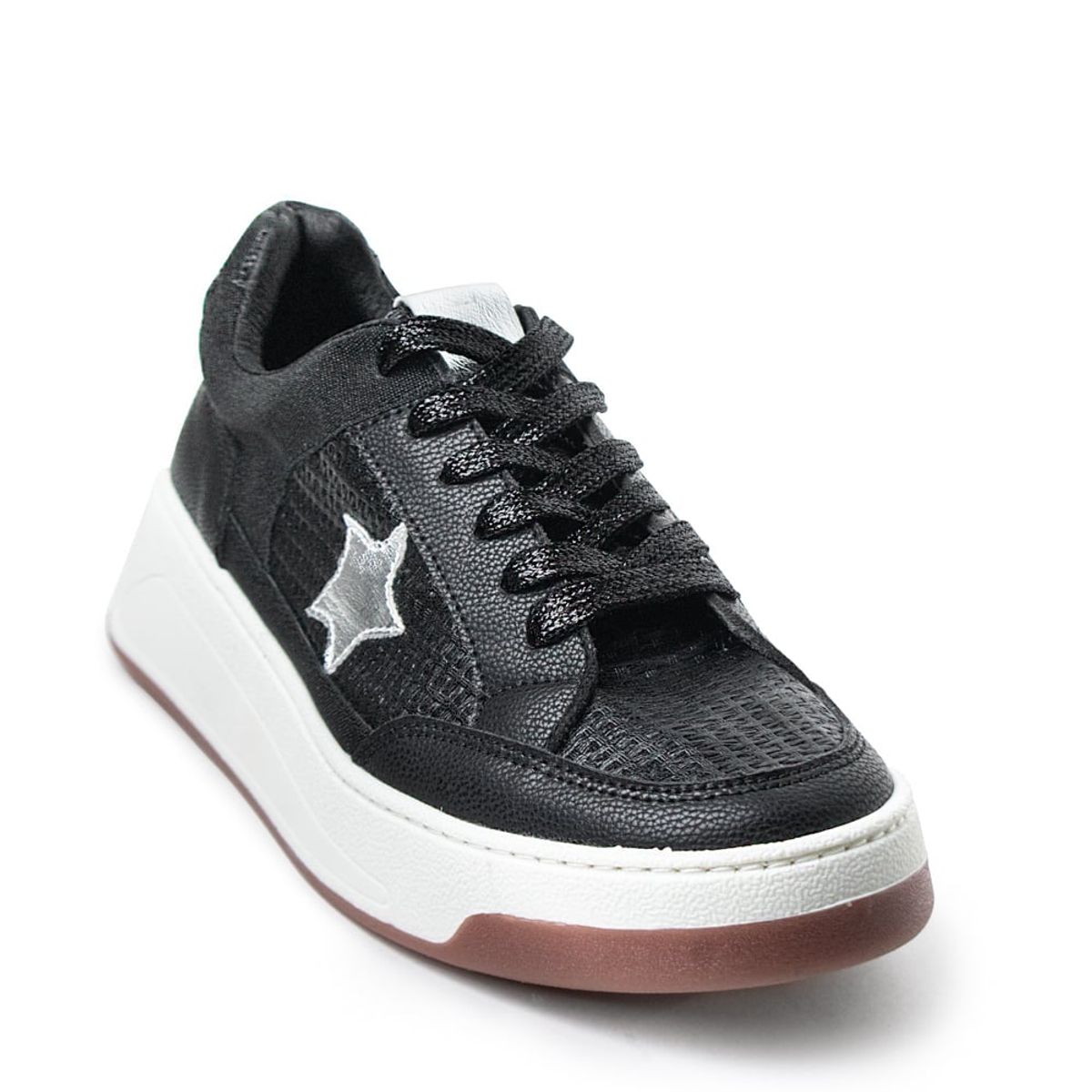 PRICE SHOES - Price Shoes Tenis Moda Mujer 882VS015SKNEGRO