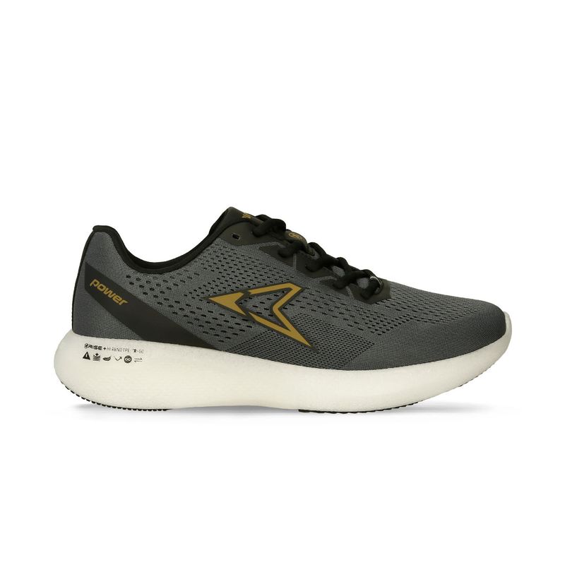 POWER - Tenis Deportivos Para Hombre Power Gris Xorise + 100 Rn Eros