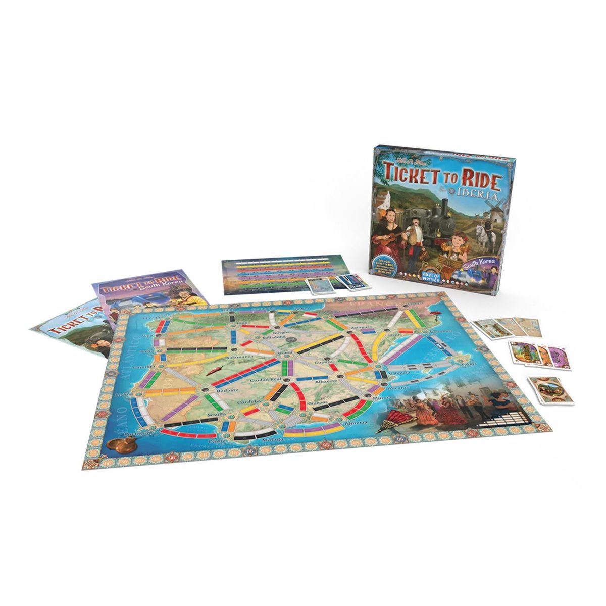 DAYS OF WONDER - Aventureros Al Tren Iberia Y Corea Del Sur Exp Juego De Mesa