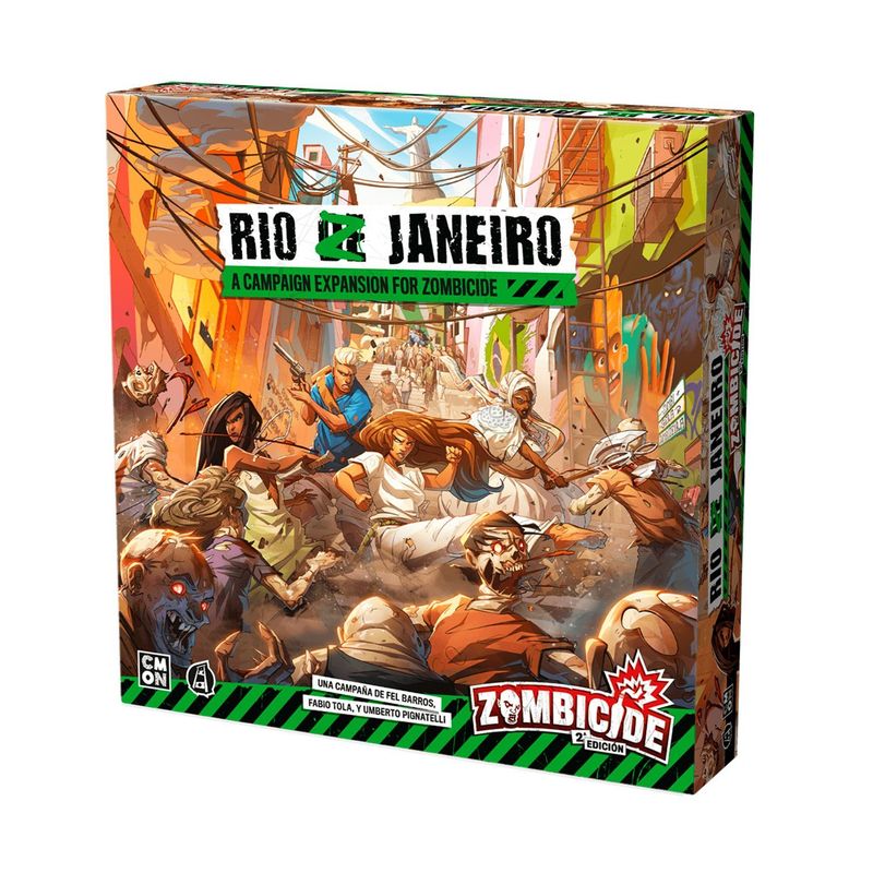 ASMODEE - Zombicide 2 Rio Z Janeiro Expansión Juego De Mesa Español