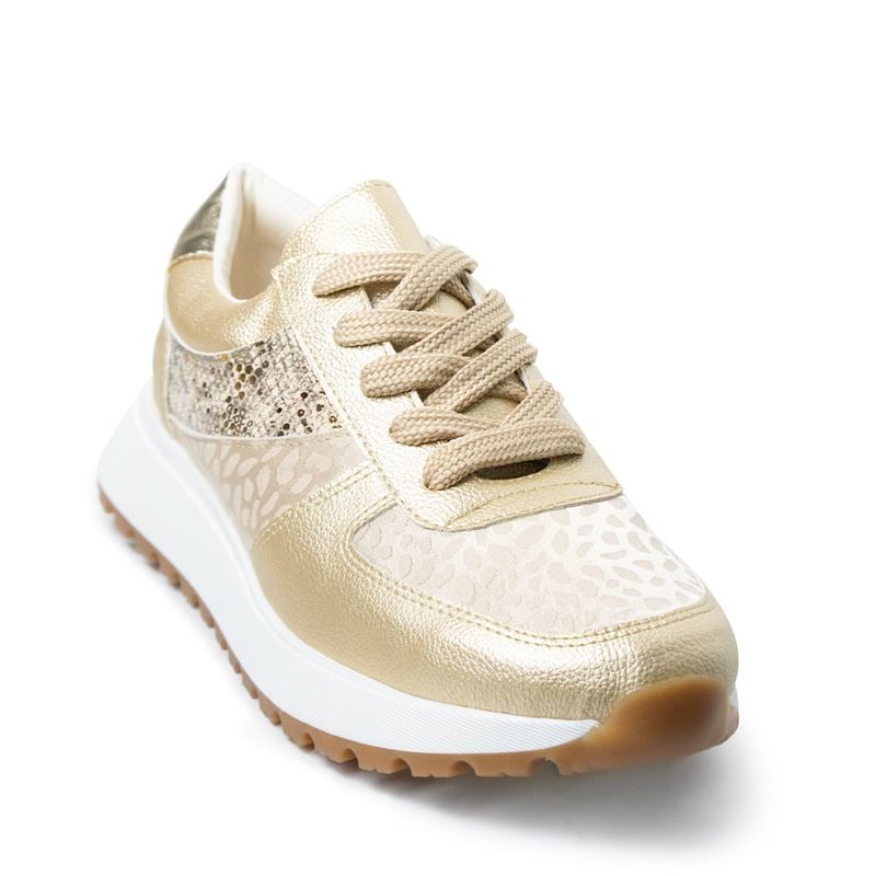 PRICE SHOES - Price Shoes Tenis Moda Mujer 882VS014SKCHAMPANA
