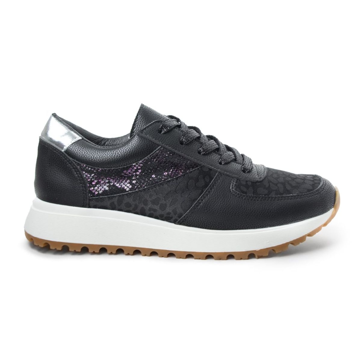 PRICE SHOES - Price Shoes Tenis Moda Mujer 882VS014SKNEGRO