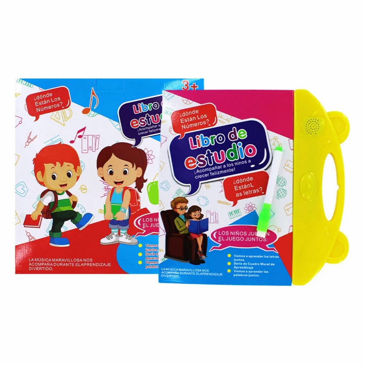 DAYOSHOP - Mi Primer Libro De Estudio Juguete Niños Sonido Interactivo