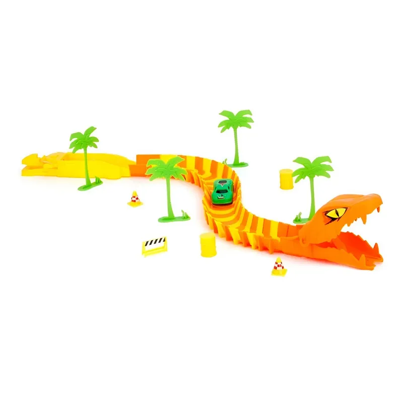 DAYOSHOP - Pista De Carros Cobra Serpiente Speed Juguete Niños + Carro