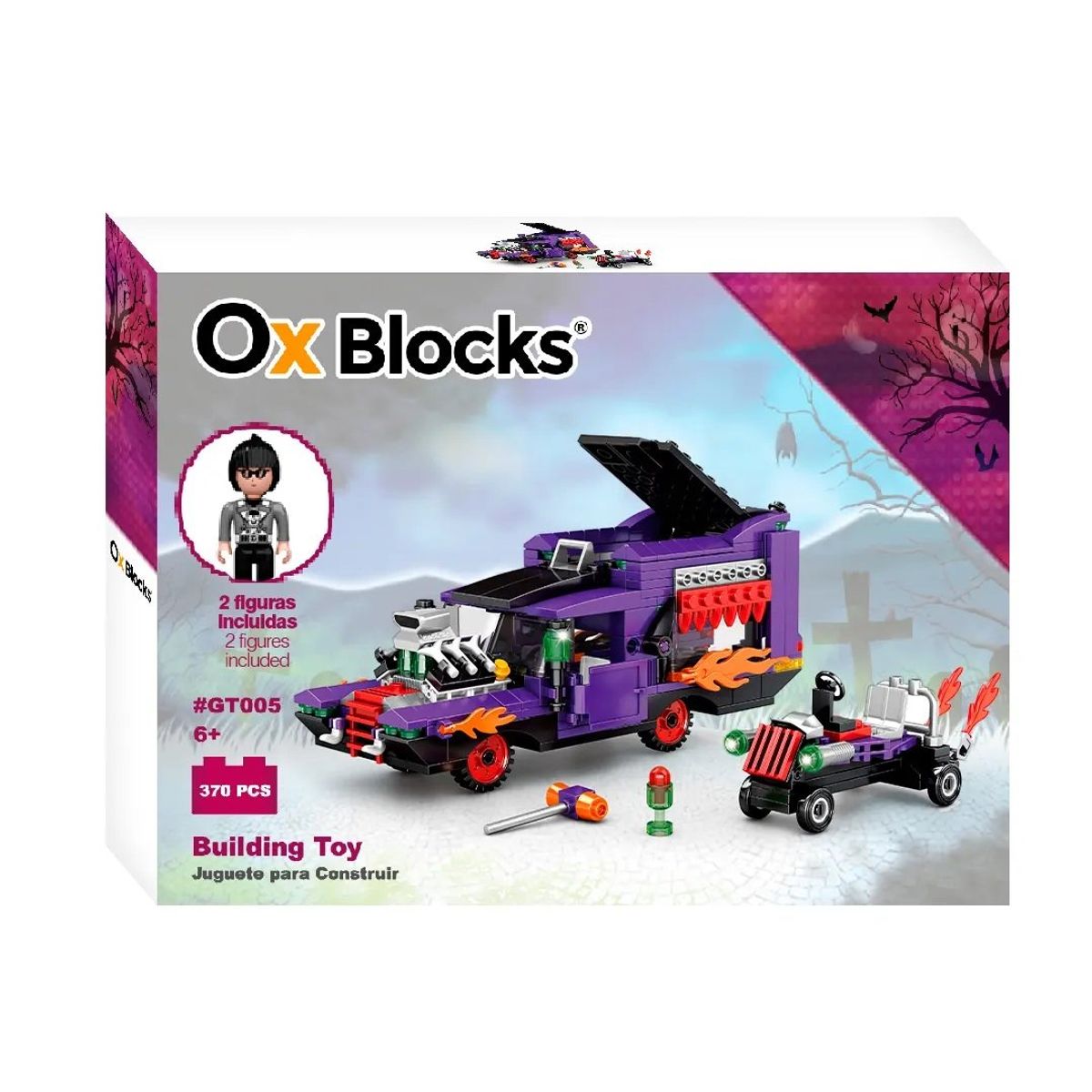 OX BLOCKS - OX Ghost Town - Juguete para Construir 370 piezas