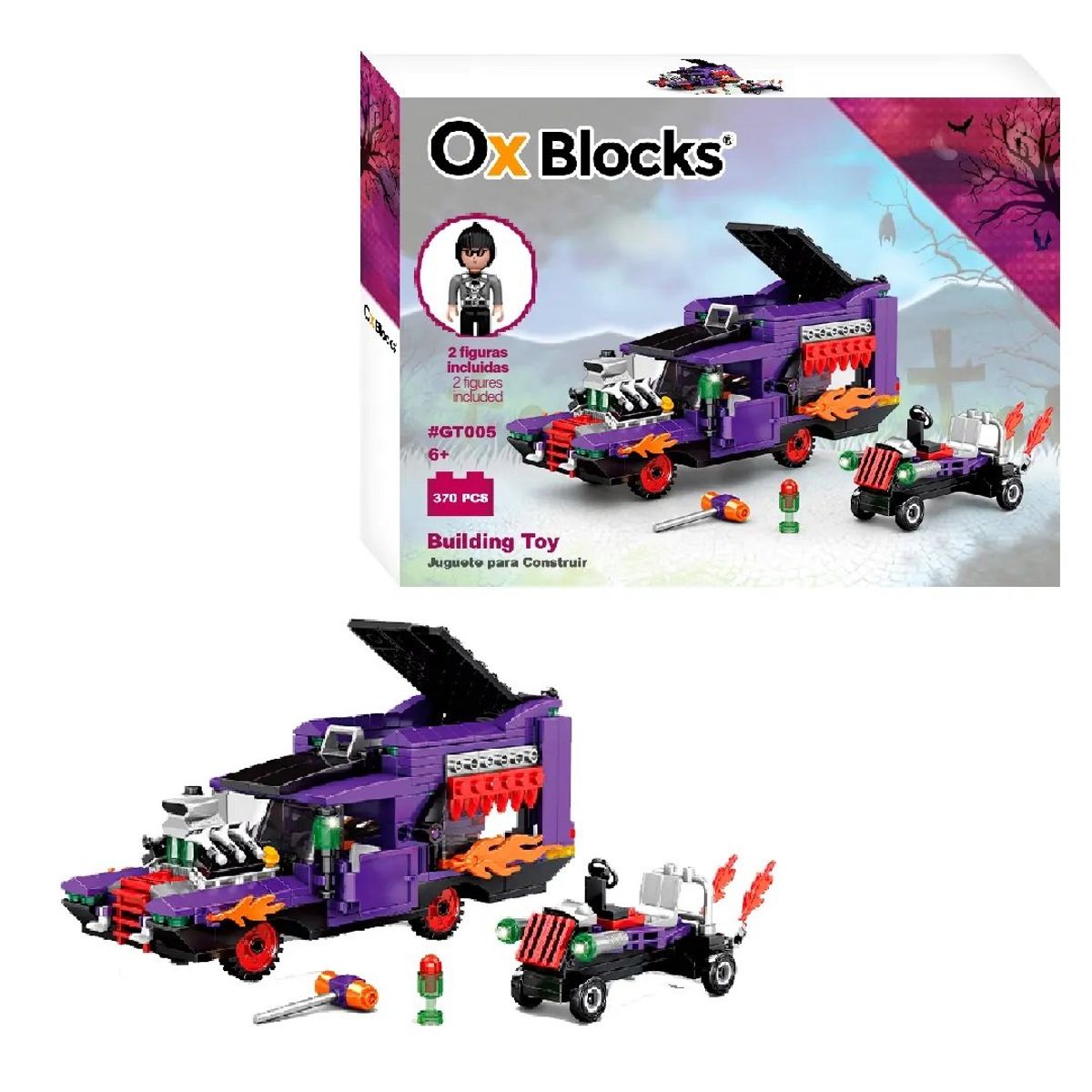 OX BLOCKS - OX Ghost Town - Juguete para Construir 370 piezas