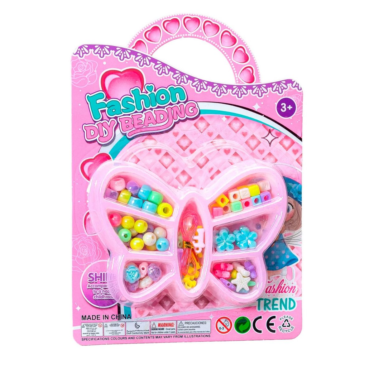 DAYOSHOP - Set Kit Para Hacer Pulseras Brazalete Pedreria Mariposa Niña