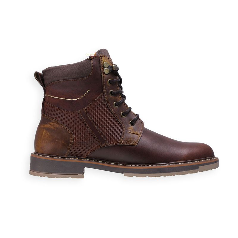 GENERICO - Bota En Cuero Para Hombre De Amarrar