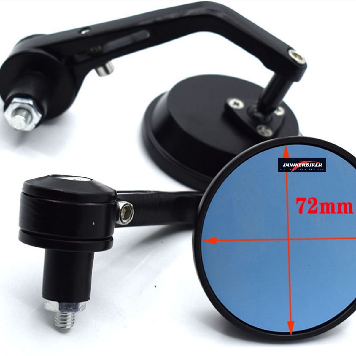 GENERICO - Espejos Cafe Racer Redondos