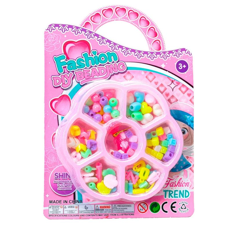 GENERICO - Set Kit Para Hacer Pulseras Brazaletes Pedreria Flor Niñas