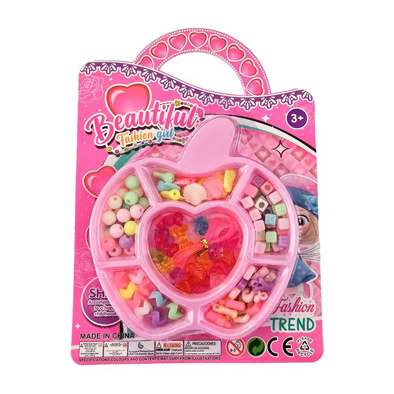 GENERICO - Set Kit Para Hacer Pulseras Brazaletes Pedreria Manzana Niña