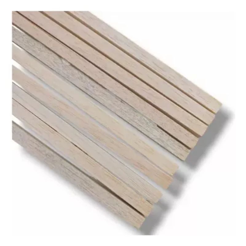 GENERICO - Palo Balso Cuadrado 20mm X 20mm 90 Cm x 10 Unidades