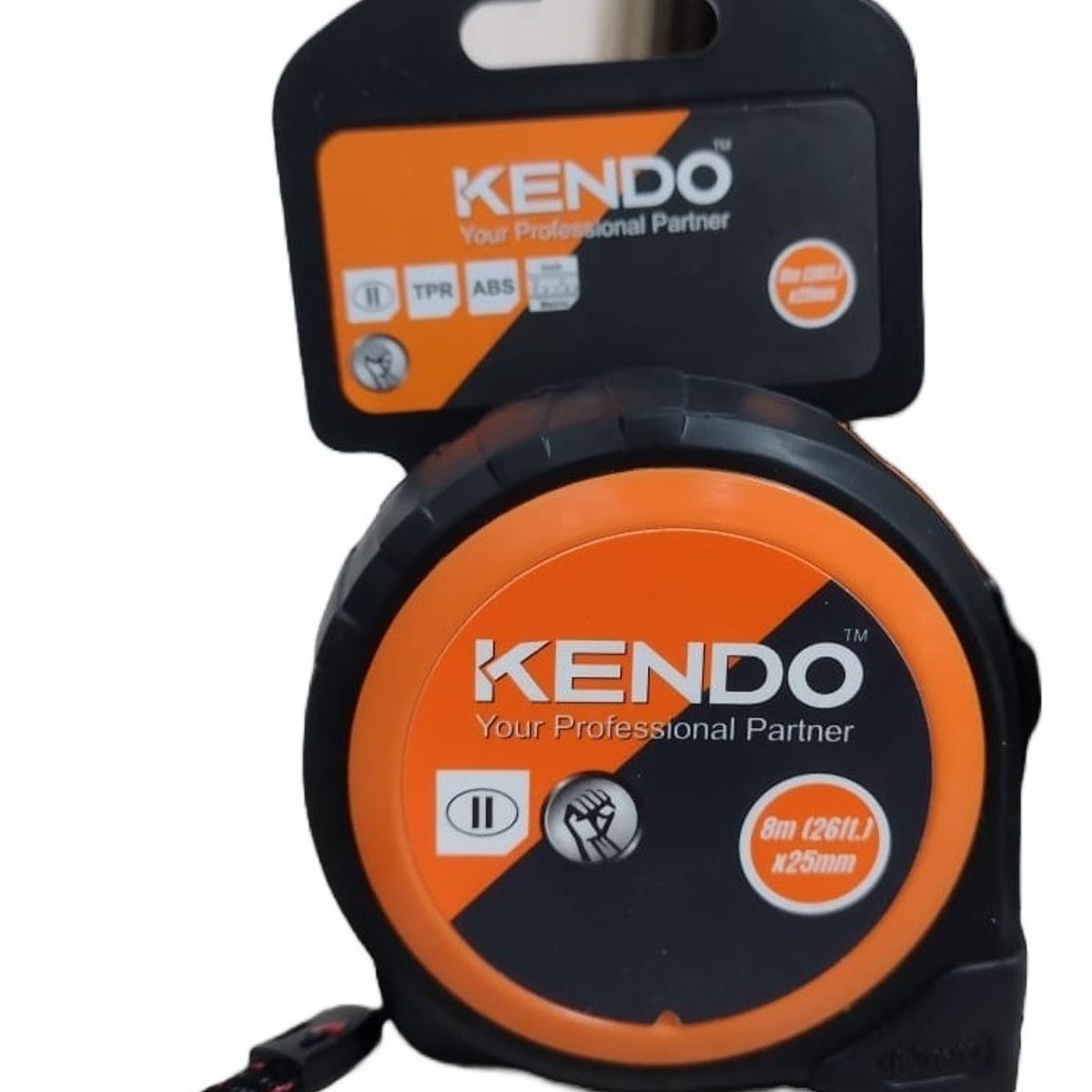 KENDA - Cinta Metrica Flexometro 8 Metros X 25mm Construcción Hogar