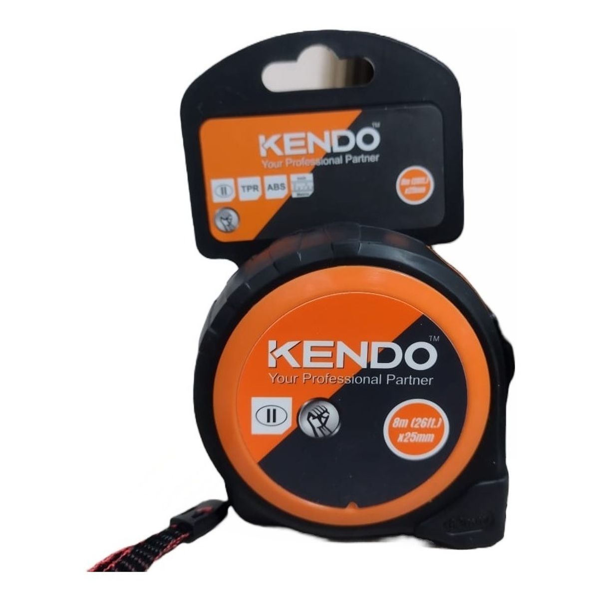KENDA - Cinta Metrica Flexometro 8 Metros X 25mm Construcción Hogar