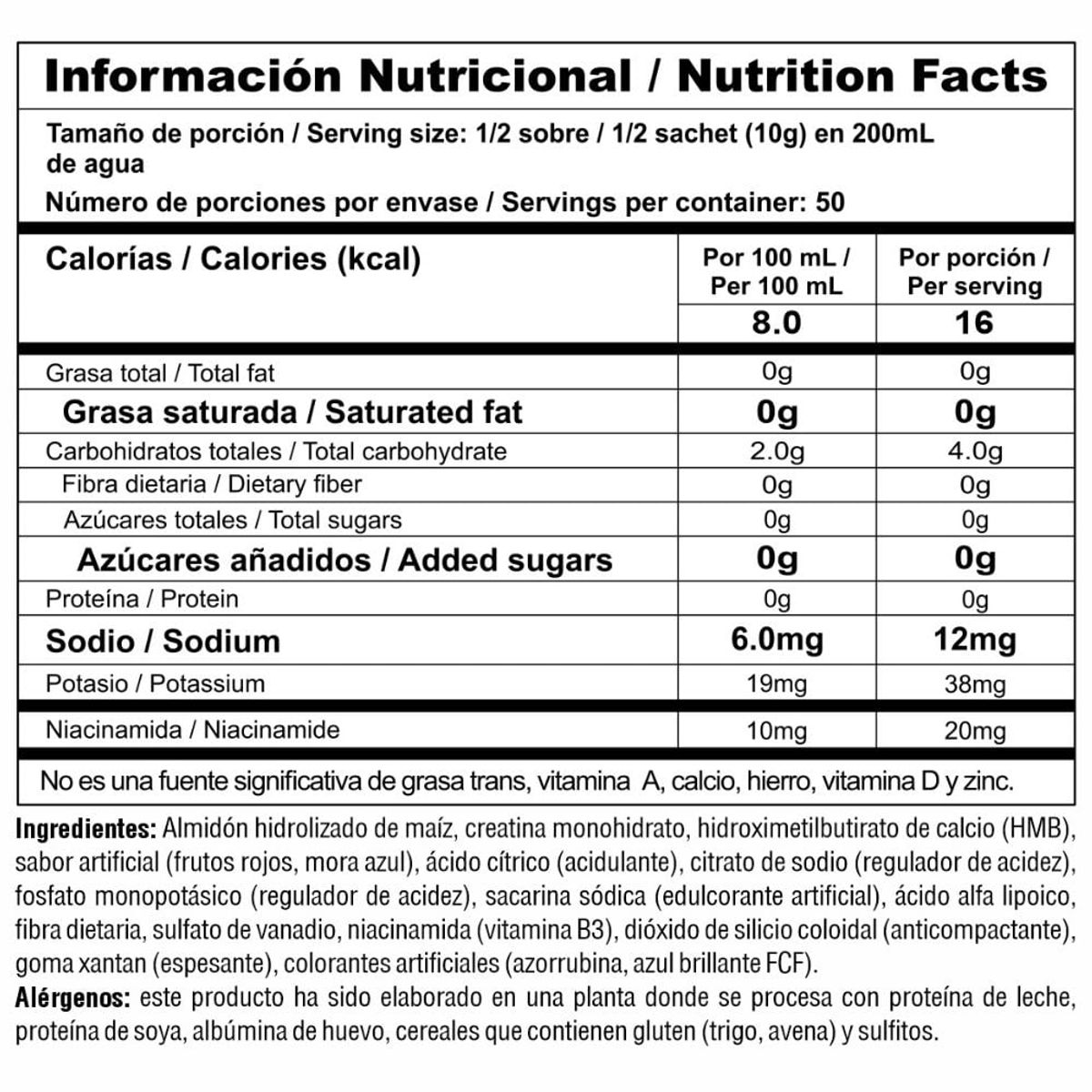 MEGAPLEX - Crea Stack 1.3 LB Creatina Sobres