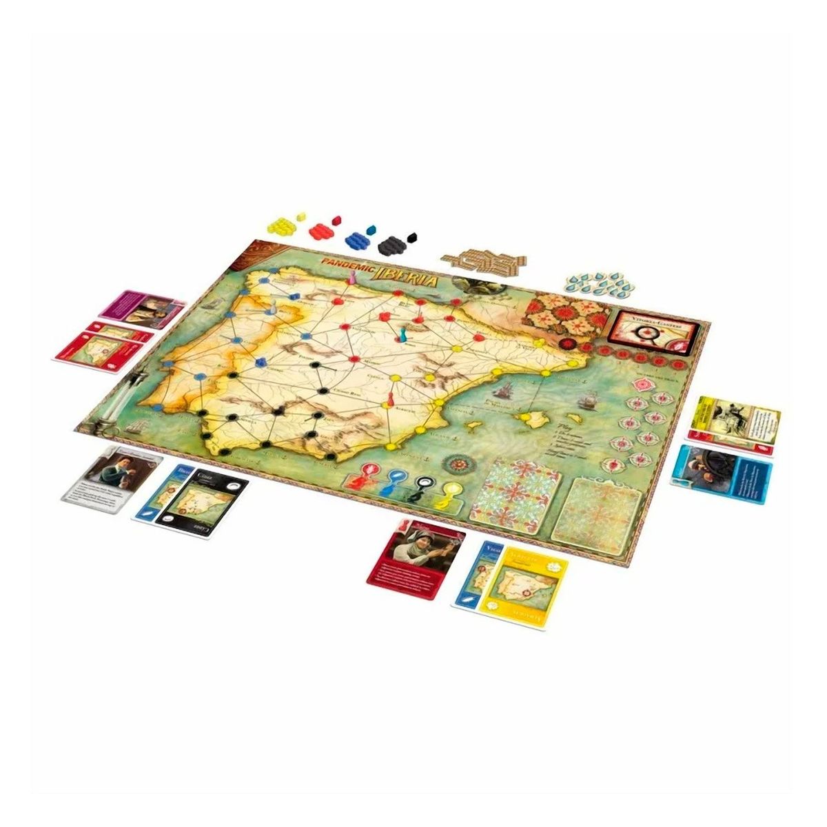 ASMODEE - Pandemic Iberia Expansión Juego De Mesa Español