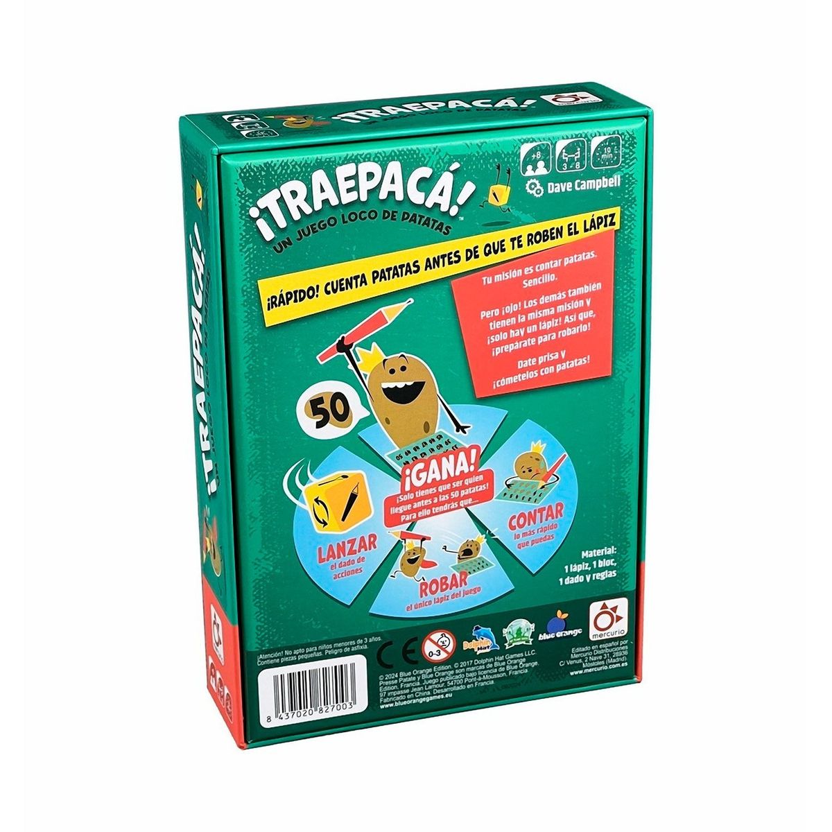 ASMODEE - ¡Traepaca Juego De Mesa Español