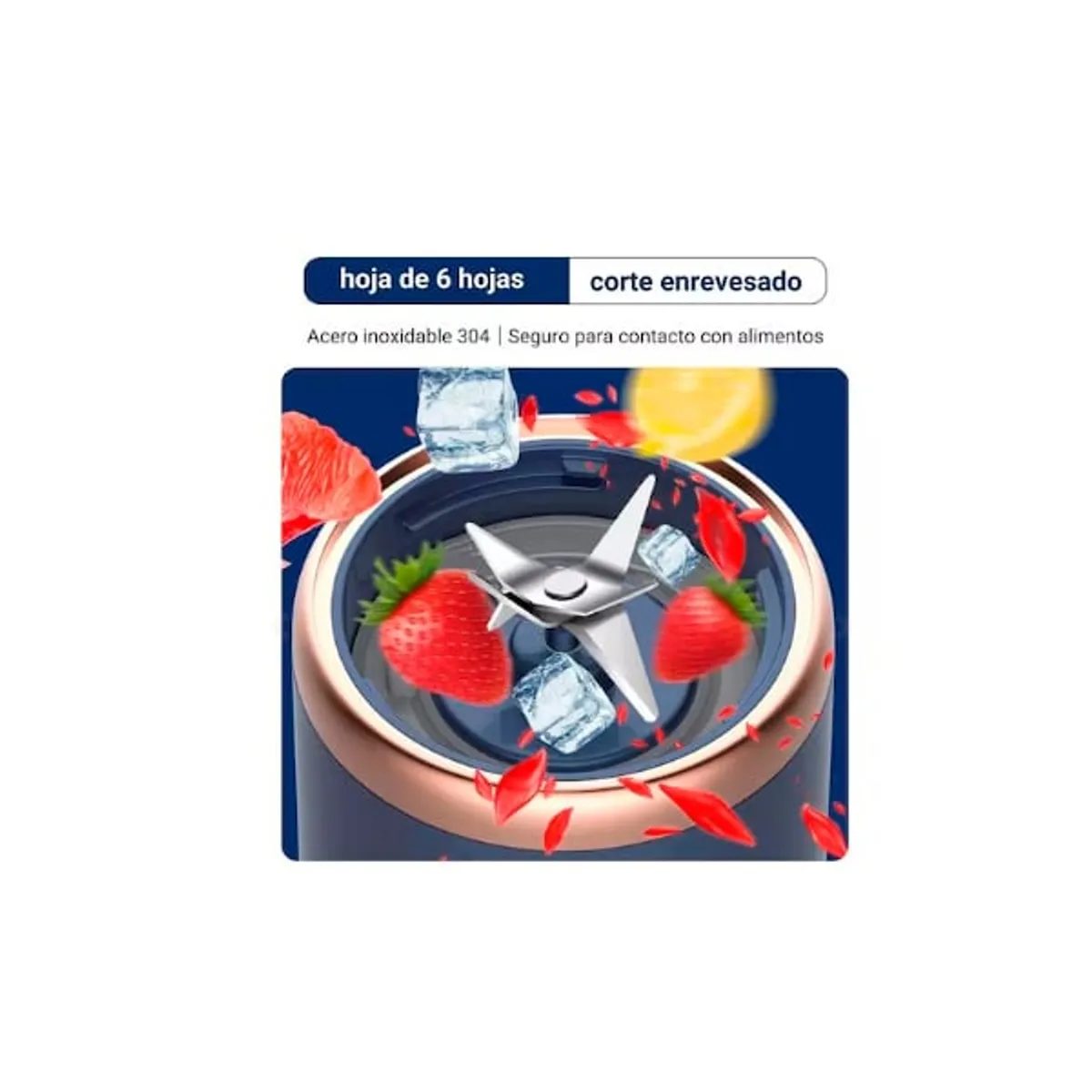 GENERICO - MINI LICUADORA DOBLE VASO SMALL