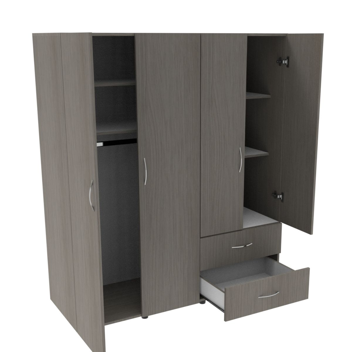 MODUOFI - Closet Confort Cenizo