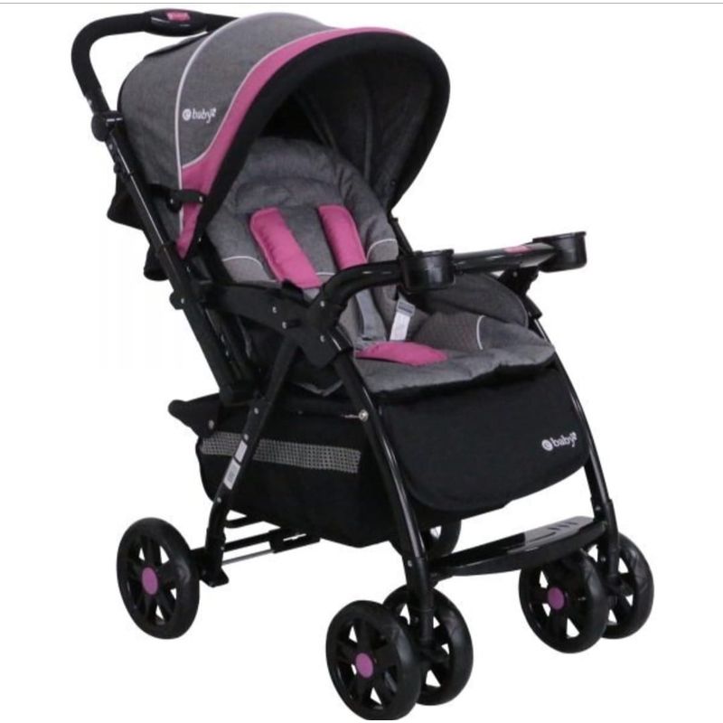 EBABY - Coche Para Bebé Reversible Regulador Altura Cubrepiés