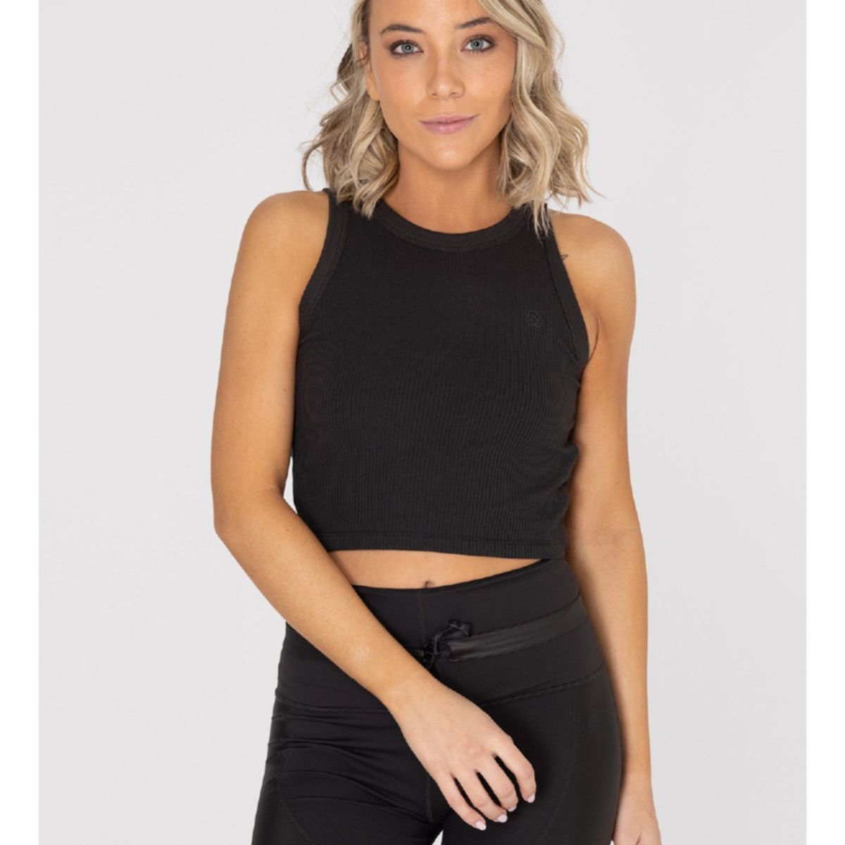 BSOUL - Top Mujer CROP ZIA BLACK BSOUL