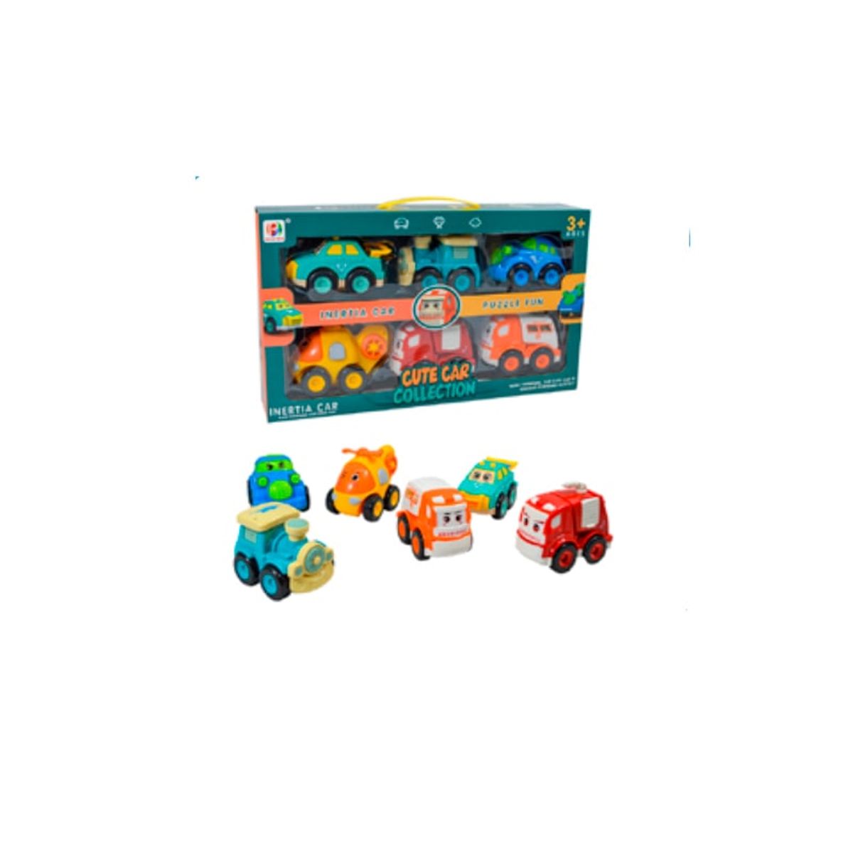 GENERICO - Carros Cute Car 6Pc P36
