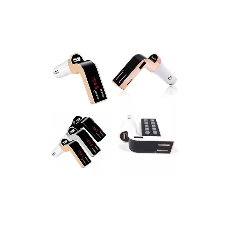 GENERICO - Transmisor Coche Bluetooth Fm Inalámbrico M-590