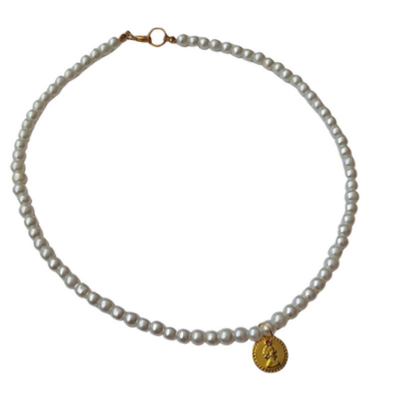 BY CAMI - Collar Perlas Fill Dije