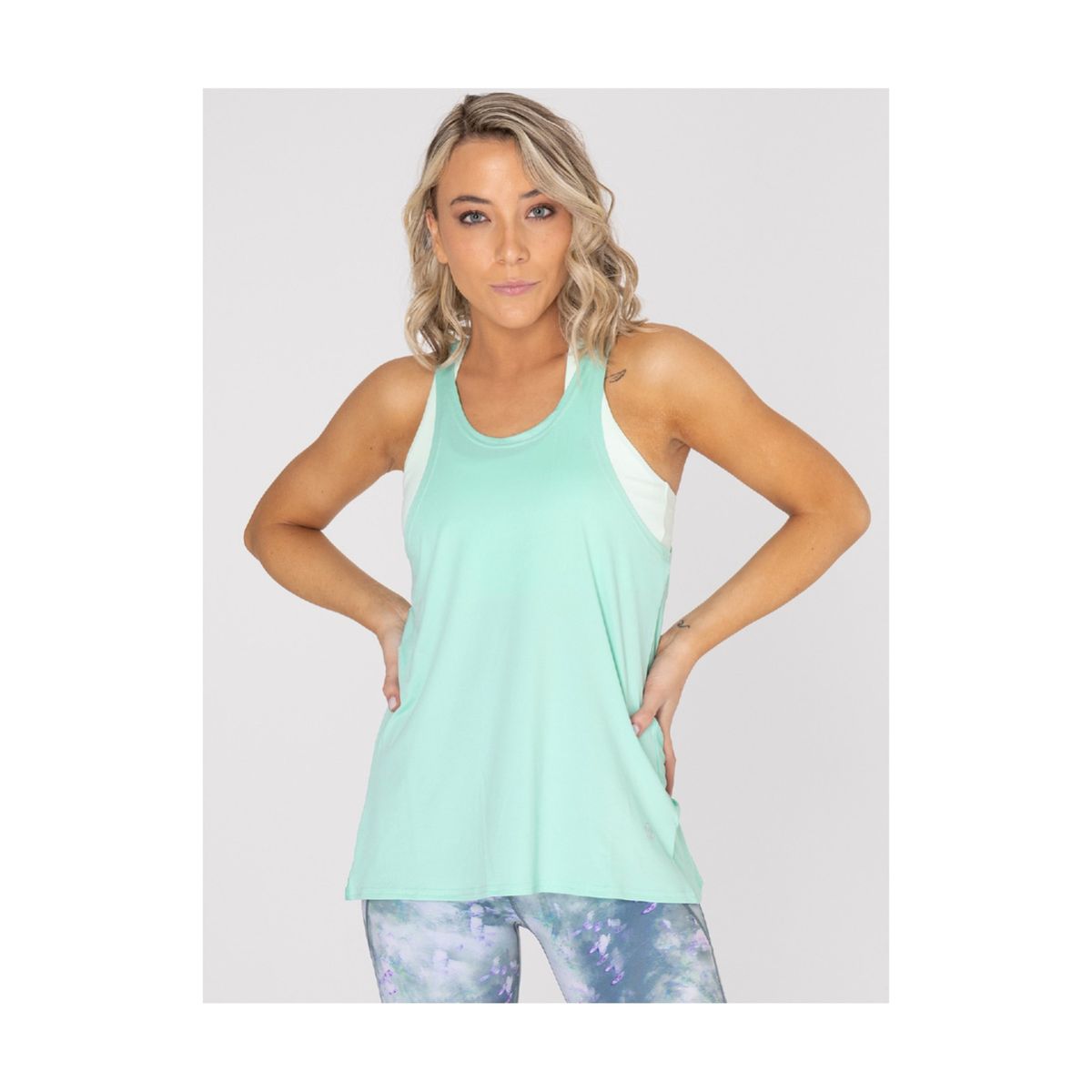 BSOUL - Camiseta Mujer TANK CLOE MINT BSOUL