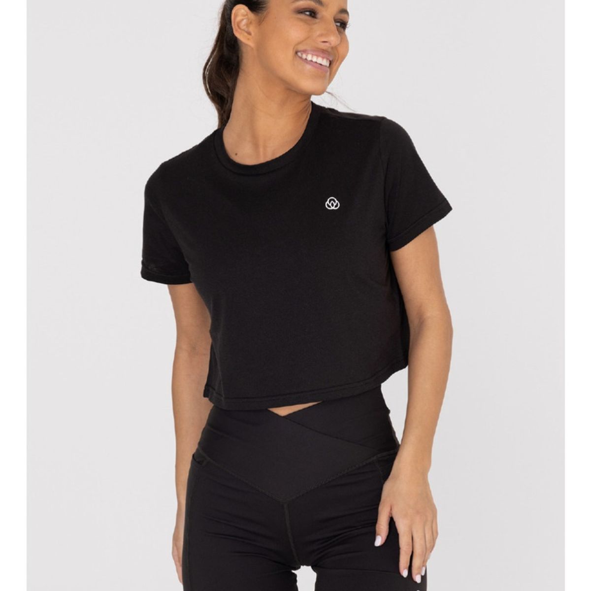BSOUL - Camiseta Mujer Bsoul Basic T Shirt Zia Negro BSOUL